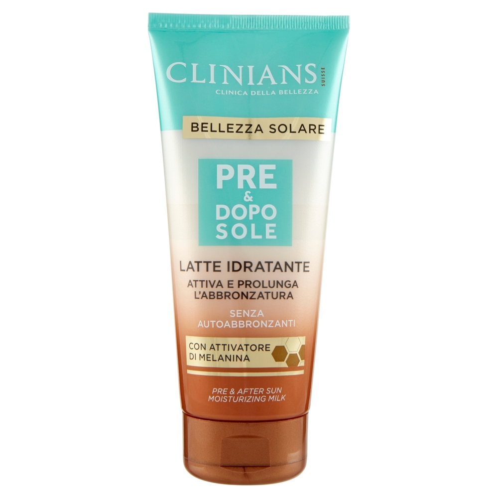 Clinians Bellezza Solare Pre & Doposole Latte Idratante 200 mL